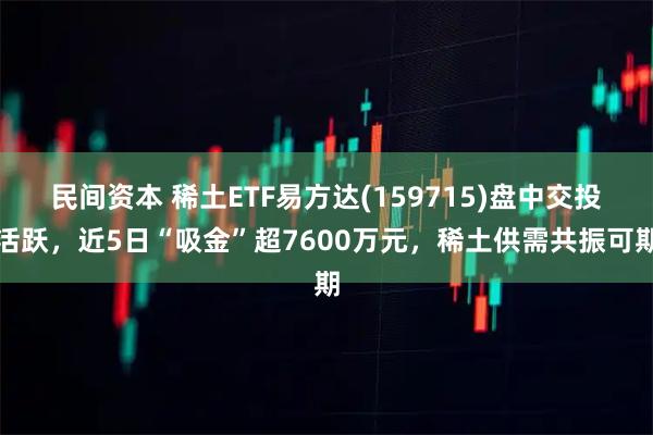 民间资本 稀土ETF易方达(159715)盘中交投活跃，近5日“吸金”超7600万元，稀土供需共振可期